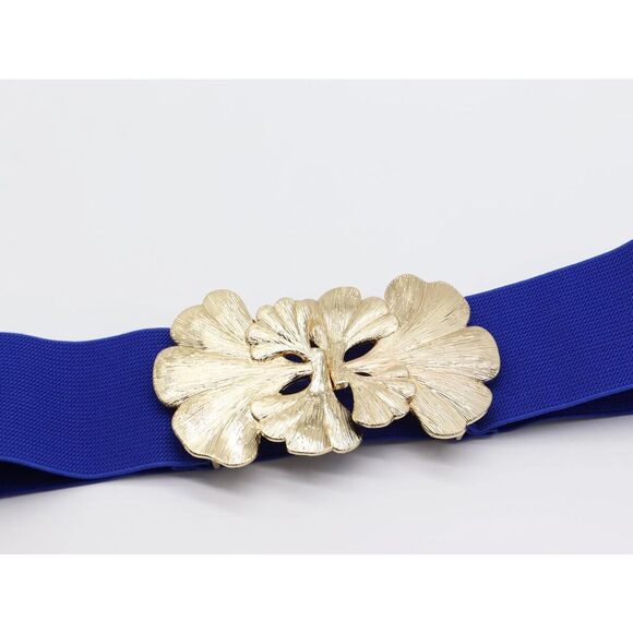 Blue Belt Woman Wide Elastic Belts For Women Dresses Retro Waistband For 2289 - Picture 3 of 3